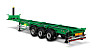 Tipping container chassis